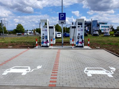 Electric vehicle charging station Thörey 2