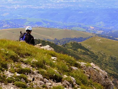 Mountain landscape hiking photo