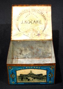 Electrische Wafelfabriek J Kocare blik, foto1