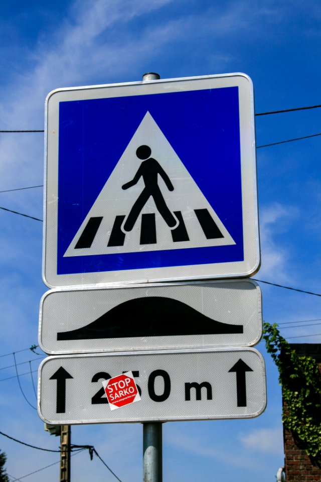 Election poster in Laon, 2007-05-06