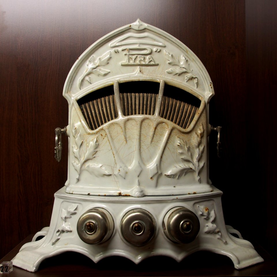 Electric heater Pyra, Musée EDF Electropolis