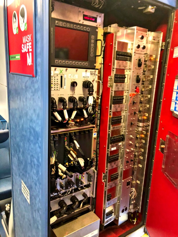 Electronics of NJ Transit 2 level Bombardier car