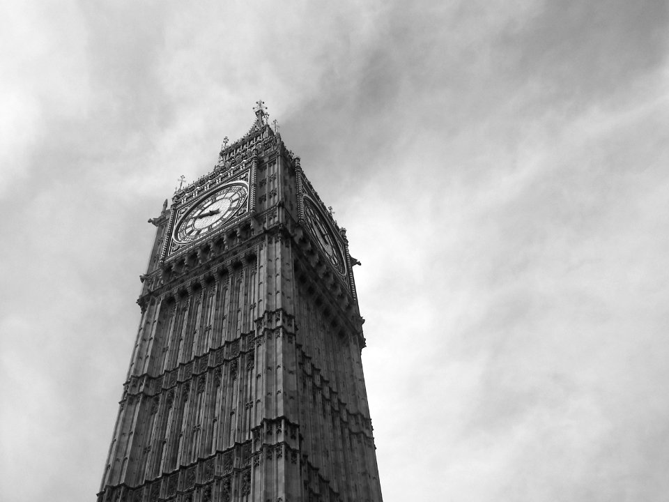 Elizabeth Tower BW