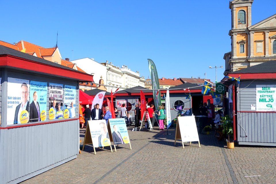 Election time - Stortorget, Karlskrona, Sweden - DSC08341