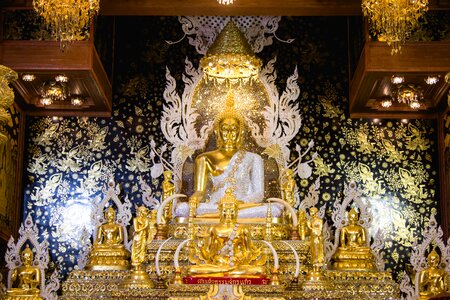 Incense candles buddhist photo