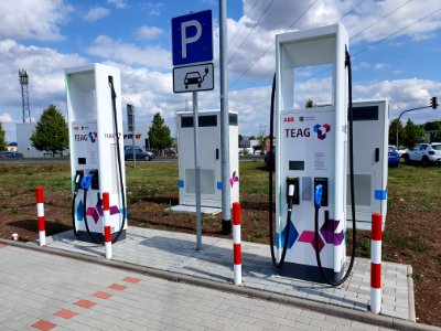 Electric vehicle charging station Thörey