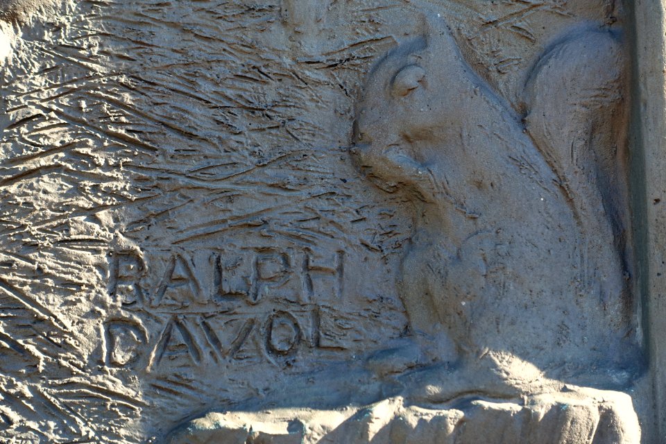 Elizabeth Pole by Ralph Davol (August 12, 1874 - April 25, 1966), signature - Pilgrim Congregational Church - Taunton, Massachusetts - DSC01945