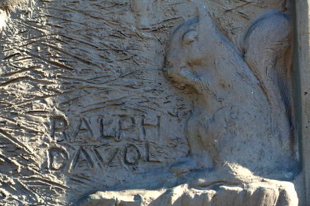 Elizabeth Pole by Ralph Davol (August 12, 1874 - April 25, 1966), signature - Pilgrim Congregational Church - Taunton, Massachusetts - DSC01945