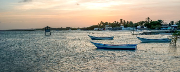 El Yaque beach sunset photo