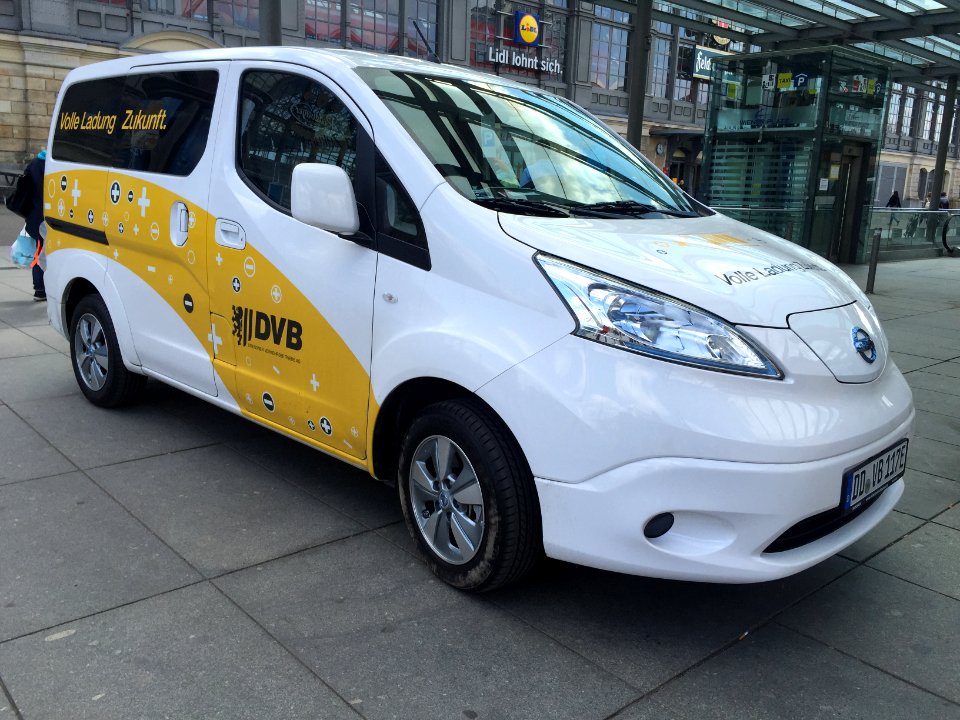 Elektroauto der DVB Dresden