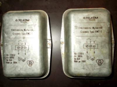Elektriniczny wyłącznik czasowy