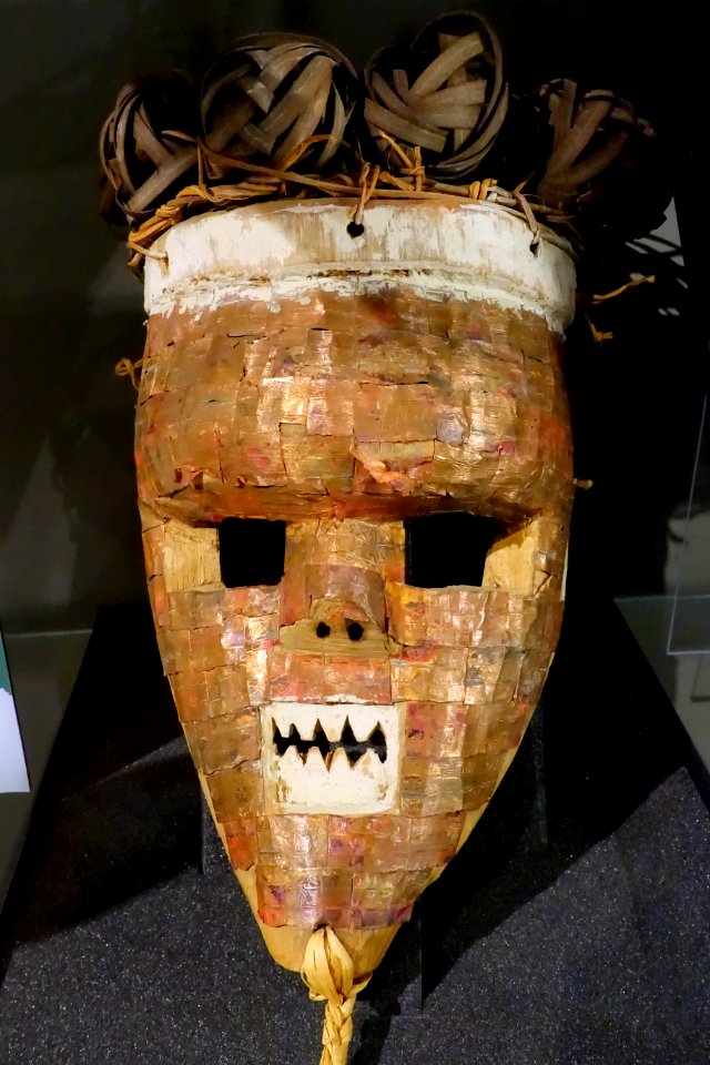 Elephant mask, Bamileke, perhaps Central Bantu - Museum of Anthropology, University of British Columbia - DSC09257