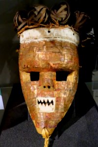 Elephant mask, Bamileke, perhaps Central Bantu - Museum of Anthropology, University of British Columbia - DSC09257