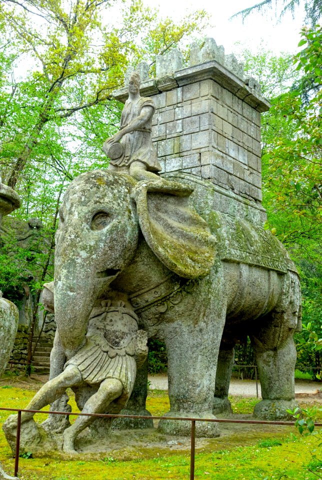 Elephant - Parco dei Mostri - Bomarzo, Italy - DSC02576