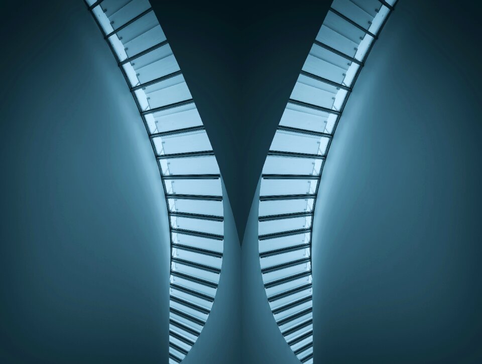Roof glass mirrored