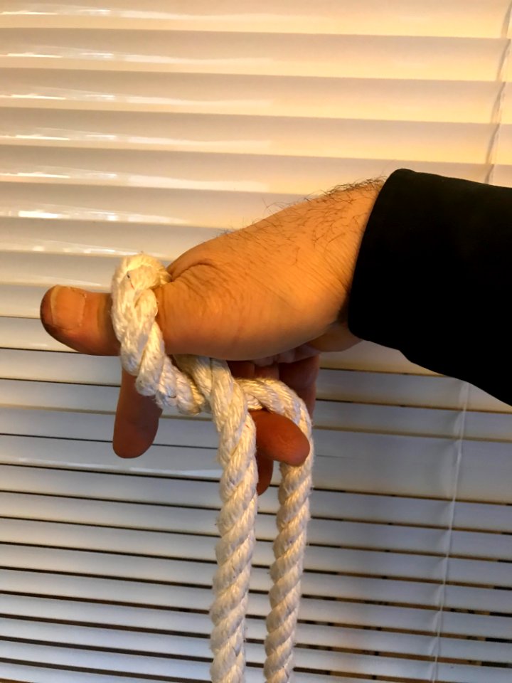 Elden sarkan ipe tek elle tam kazık bağı 3