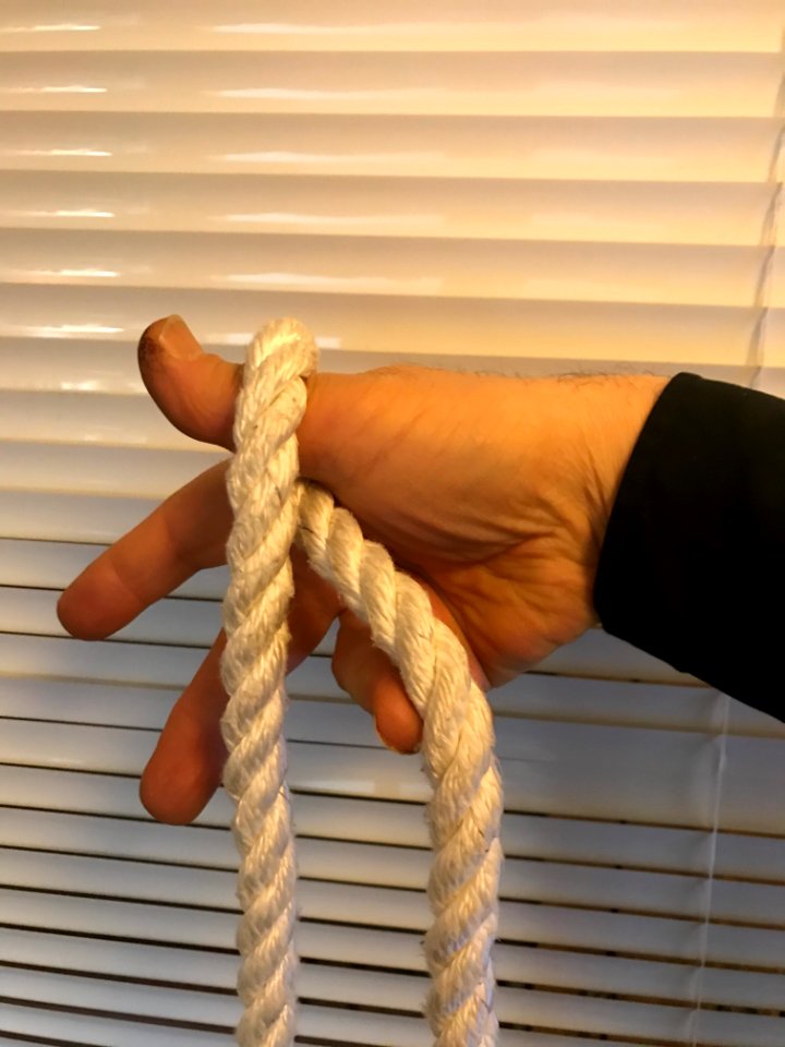 Elden sarkan ipe tek elle tam kazık bağı 2
