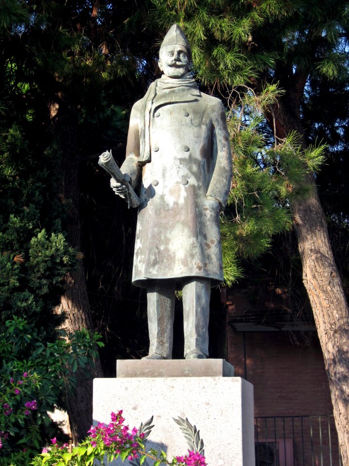 Eleftherios Venizelos statue, Kalloni, Lesbos, Greece