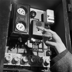 Elektrische centrale (noord). Zekeringskast, Bestanddeelnr 901-0191