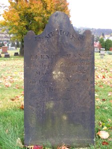 Elenor Shaner tombstone, Crossroads Cemetery