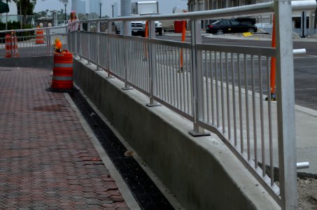 Elevated sidewalk Miami Beach