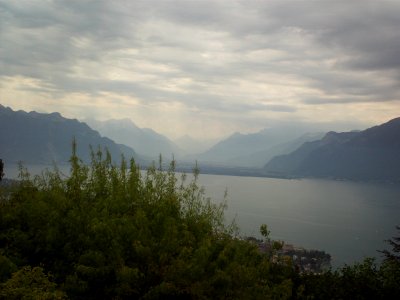 Eastern end of Lake Geneva from Mont Pelerin