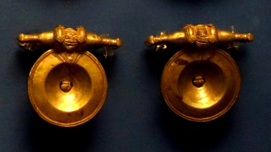 Ear ornaments, Gujarat, India, mid to late 20th century, silver - Fernbank Museum of Natural History - DSC09976-001