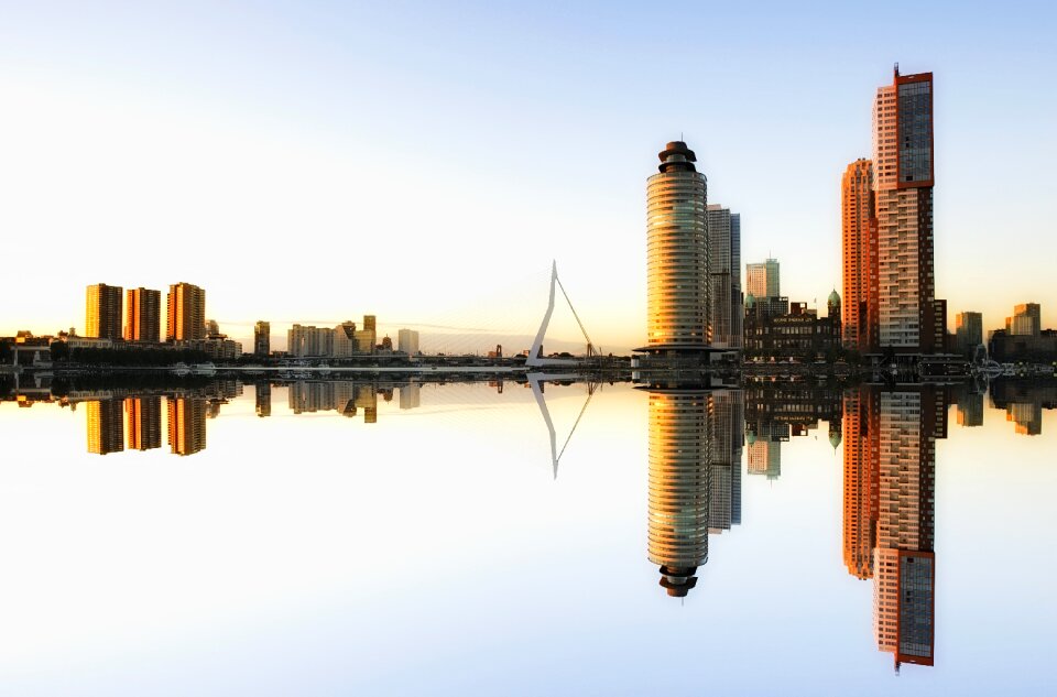 Netherlands city skyscraper