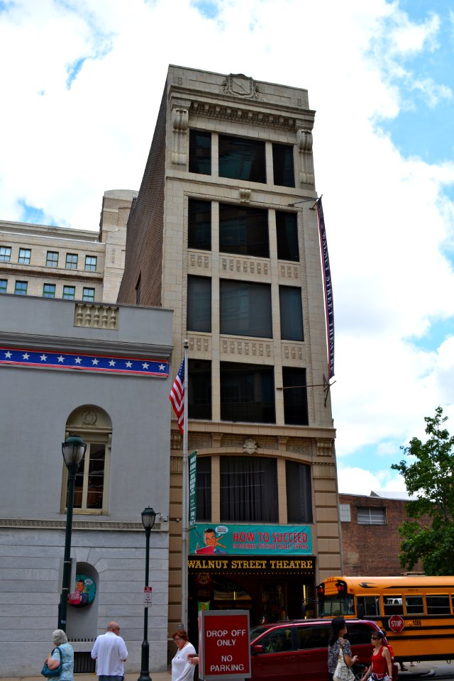 East building Walnut Street Theater, Philly