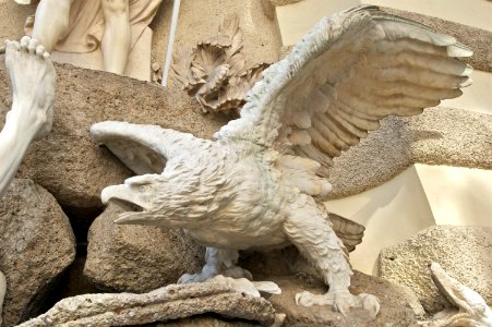 Eagle Power on Land fountain Vienna