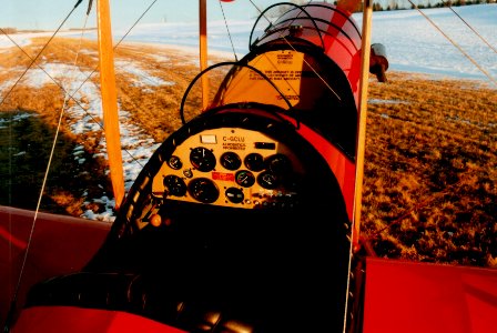 Early Bird JN-4 Jenny C-GCLU instrument panel 04