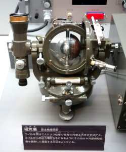 Earth inductor, Geographic Survey Institute (GSI) model - National Museum of Nature and Science, Tokyo - DSC07797
