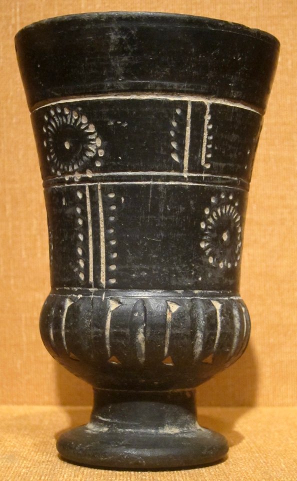 Earthenware cup, Afghanistan, Gandhara, 2nd century CE, HAA