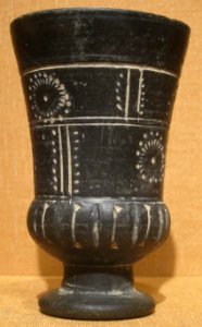 Earthenware cup, Afghanistan, Gandhara, 2nd century CE, HAA photo