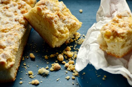 Crumb cake crumbly bake photo