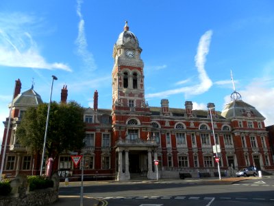 Eastbourne Town Hall, Grove Road, Eastbourne (NHLE Code 1043621) (October 2012)