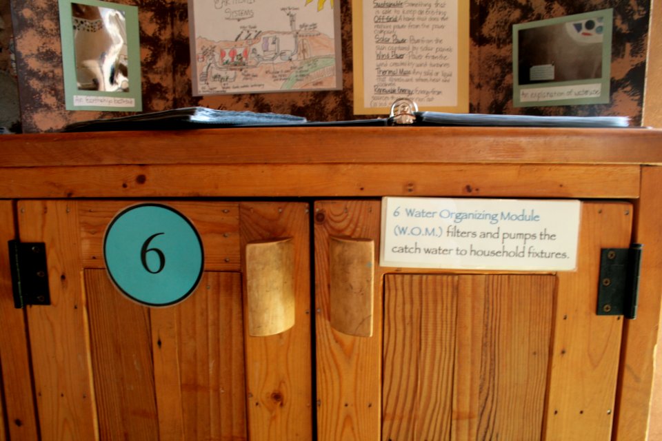 Earthship museum 6 water org module