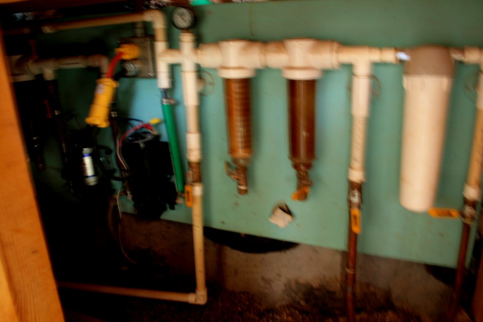 Earthship museum 6 water organizing module