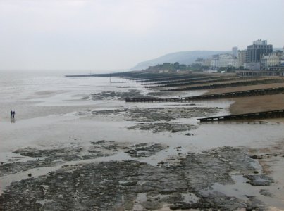 Eastbourne from pier, looking West photo