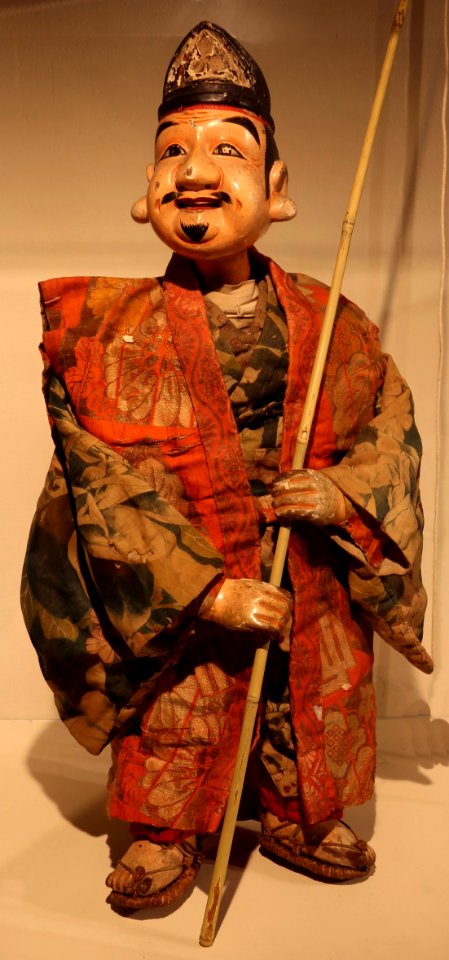 Ebisu Bunraku puppet from Japan, mid-19th century