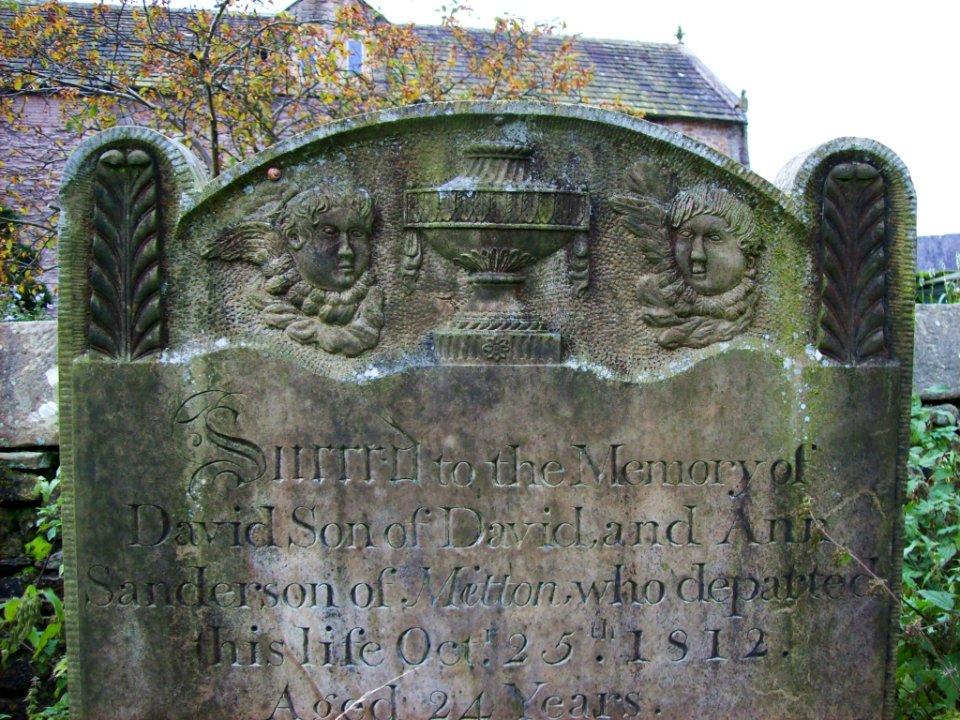 Early 19th c. headstone, Great Mitton