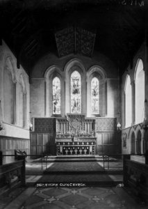 East window Clun church (1295064)