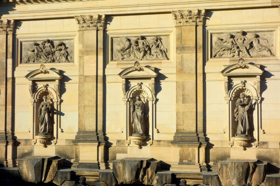 East facade of the Kunstakademie - Dresden, German - DSC09206