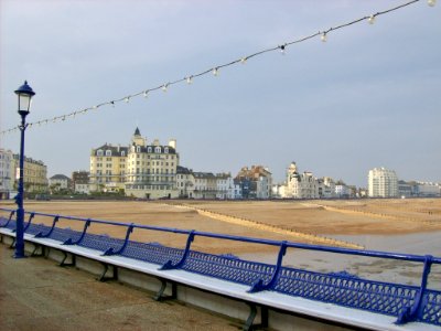 Eastbourne from pier, looking East photo