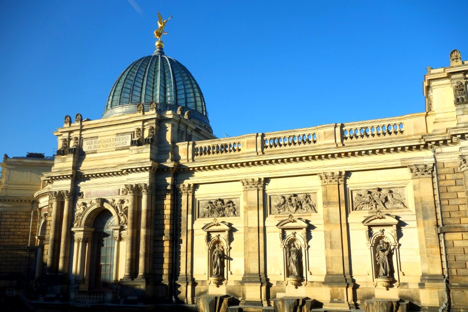 East facade of the Kunstakademie - Dresden, German - DSC09204
