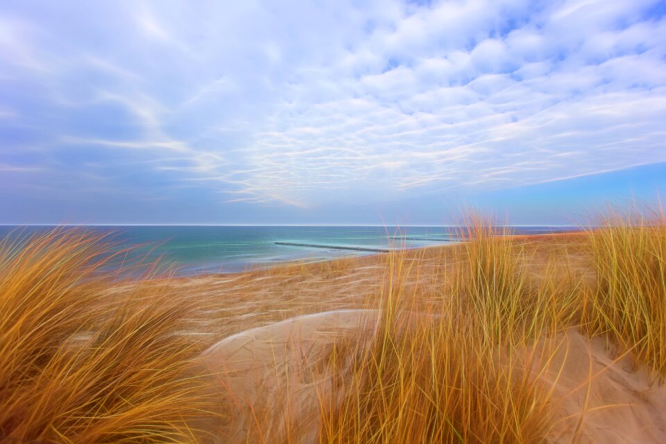 Dike baltic sea water