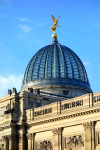 East facade of the Kunstakademie - Dresden, German - DSC09013