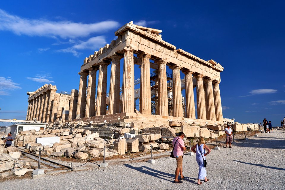 East Facade of the Parthenon on July 30, 2019