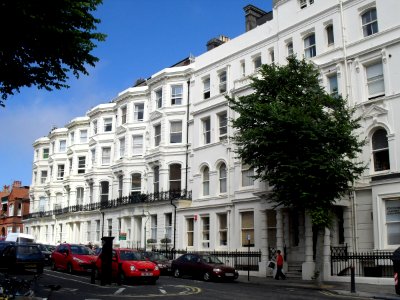 East side of Salisbury Road, Hove (July 2010)