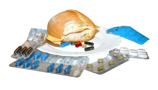 Drug supplement bread